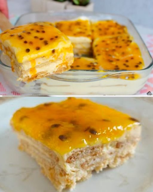 Esse pavê de Maracujá não tem pra ninguém, é de lamber os dedos. 460658090_449772548084215_3848505580036718883_n