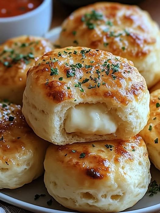 Pillsbury Biscuit Garlic Butter Cheese Bombs 🧀🧈: The Ultimate Comfort Food Snack 481446446_1359417352418662_5565634729424491158_n