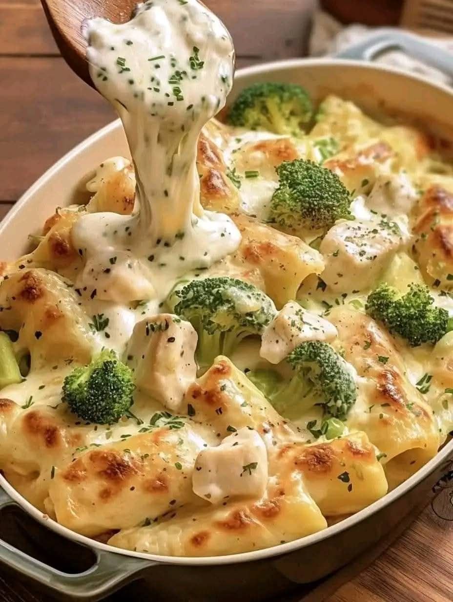 Chicken and Broccoli Baked Alfredo: The Ultimate Comfort Food 🥦🍗🧀 482325436_1360258468658228_143109116976053932_n